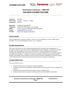 course outline - University of Regina