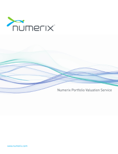 Numerix Portfolio Valuation Service