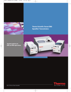 Thermo Scientific Savant DNA SpeedVac® Concentrators