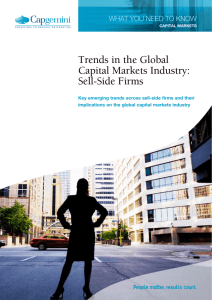 Trends in the Global Capital Markets Industry: Sell-Side