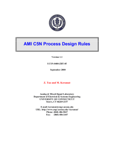 AMI C5N Process Design Rules