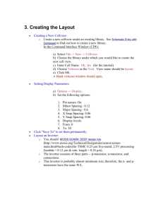 3. Creating the Layout