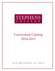 2014-2015 - Stephens College
