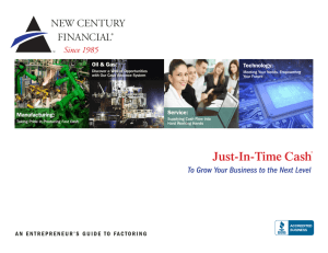Just-In-Time Cash® - New Century Financial