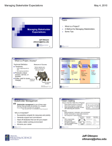 View presentation handout - Oregon Health & Science University