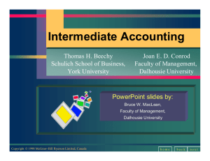 Intermediate Accounting - McGraw