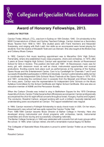 Award of Honorary Fellowships, 2013.