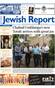 Chabad Umhlanga's new Torah arrives with great joy