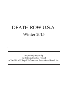 Death Row, USA - Death Penalty Information Center