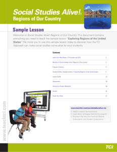 Social Studies Alive! Regions of Our Country | Sample Chapter