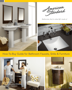 How-To-Buy Guide for Bathroom Faucets, Sinks & Furniture