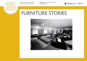 furniture stories - Gordon Russell Design Museum