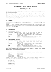 NAG Fortran Library Routine Document E04MFF=E04MFA