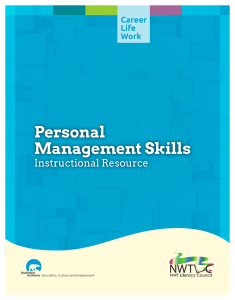 Personal Management Skills Manual