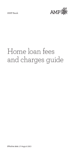 Home loan fees and charges guide