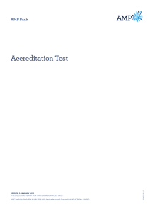 AMP Accreditation Test
