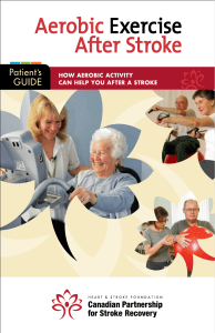 Aerobic Exercise After Stroke - Canadian Partnership for Stroke
