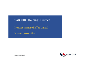 TABCORP Holdings Limited