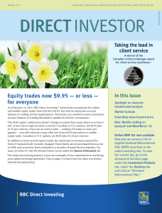 direct investor - RBC Direct Investing