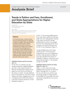 Analysis Brief - Trends in Higher Education