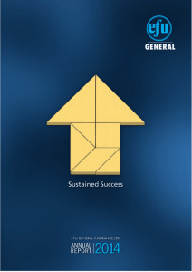 Annual Report 2014 - EFU General Insurance