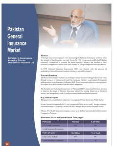 Pakistan General Insurance Market