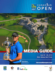 media guide - Royal Canadian Golf Association