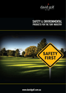 SAFETY & ENVIRONMENTAL - David Golf and Engineering