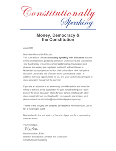 May 2014 - Constitutionally Speaking