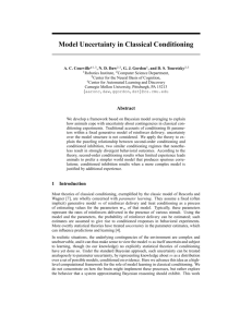 Model Uncertainty in Classical Conditioning