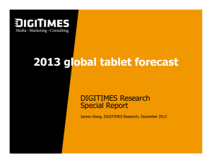 2013 global tablet forecast