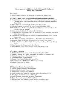 African American and Diaspora Studies Bibliographic Reading List