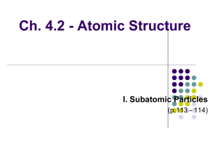 Atomic Structure Timeline Song