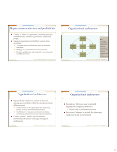 International Organizational Structures