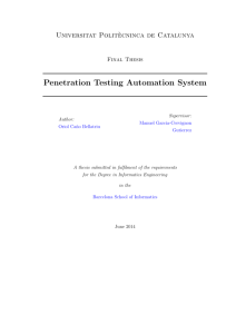 Penetration Testing Automation System