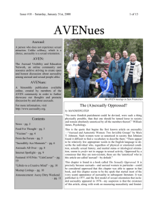 AVENues - The Asexual Visibility and Education Network