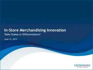 In-Store Merchandising Innovation