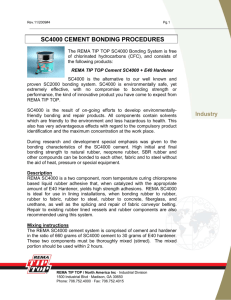 REMA TIP TOP SC4000 Cement Bonding Procedures