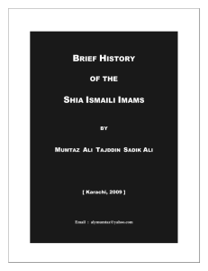 brief history of the shia ismaili imams