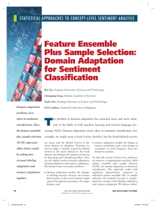 Feature Ensemble Plus Sample Selection: Domain