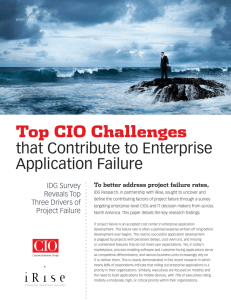 Top CIO Challenges the Contribute to Enterprise Application