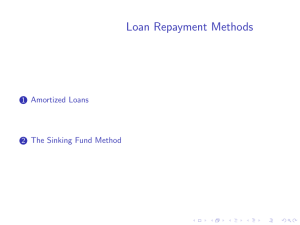 Loan Repayment Methods