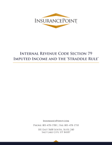 Internal Revenue Code Section 79 Imputed