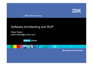 Software Architecting and RUP