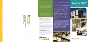 UCDavis GSM Take A Seat Brochure