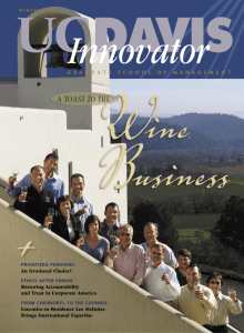 a toast to the - UC Davis Graduate School of Management