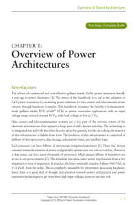 Overview of Power Architectures