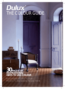 the colour guide - Janson Hardware