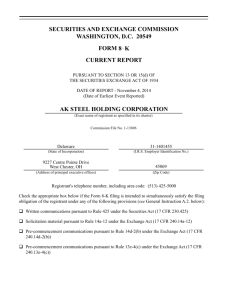 Description of Capital Stock