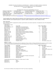 Program Sheet - Chapman University